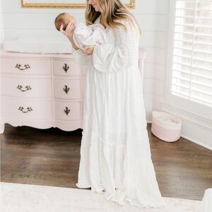 FP Movement by Free People White Maxi Dress